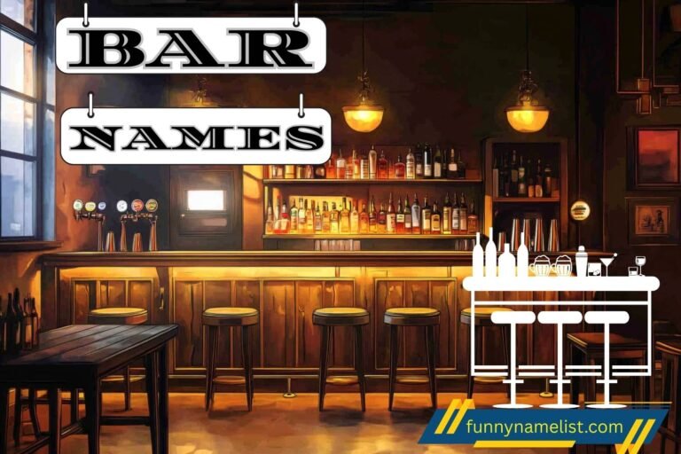 bar names