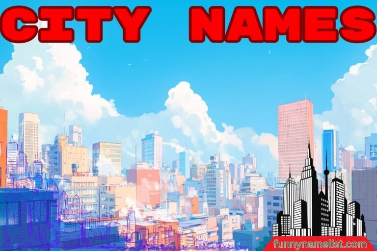 city names