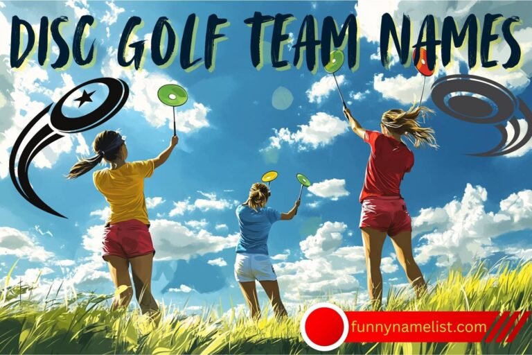 disc golf team names