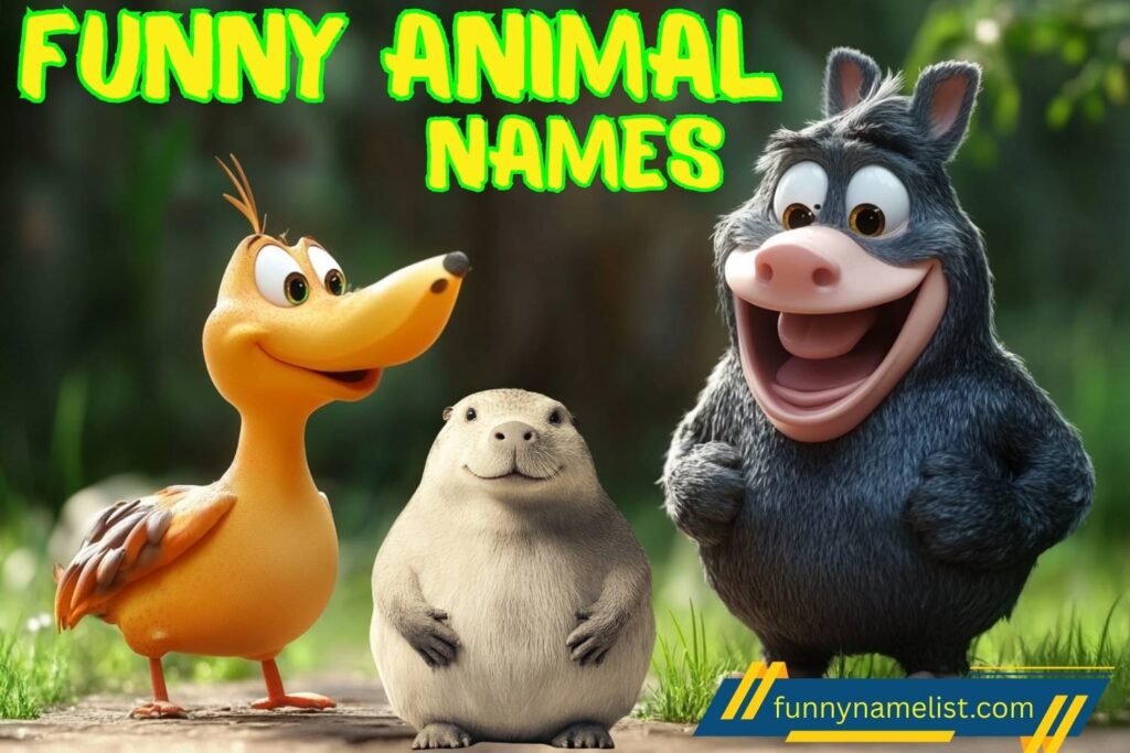 444+ Funny Animal Names That’ll Make You Laugh Out Loud