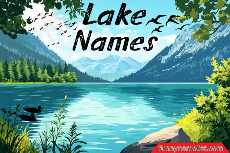 lake names