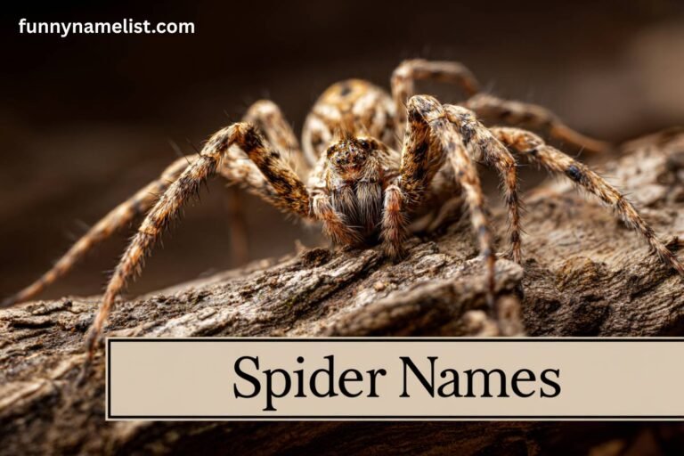 spider names