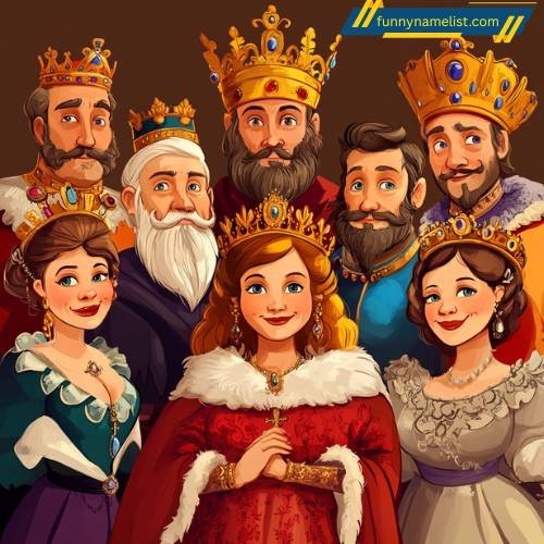 Famous Kings and Queens' Names