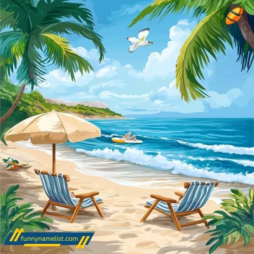 Funny Beach Names for Friends and Groups
