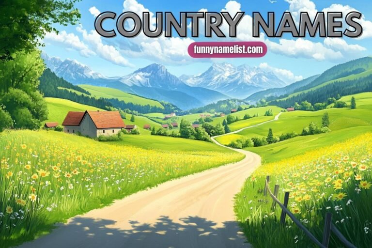 country names