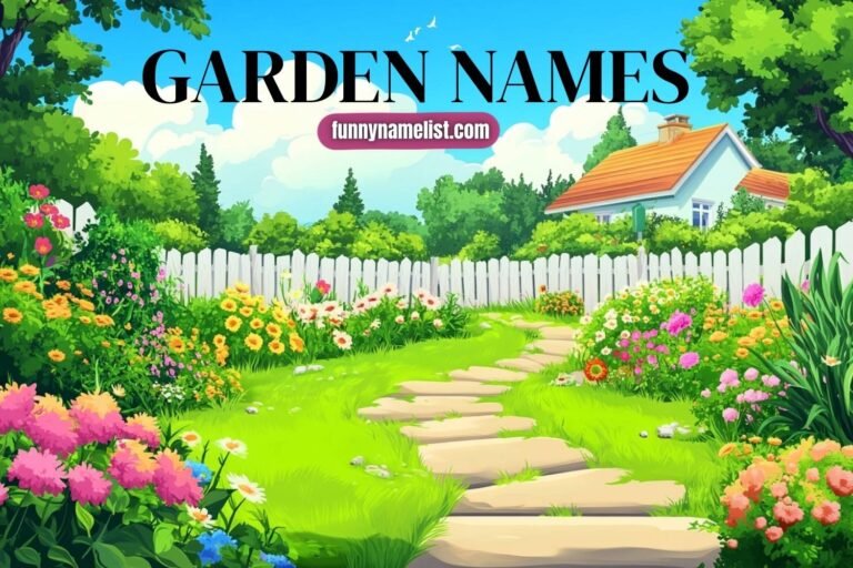 garden names
