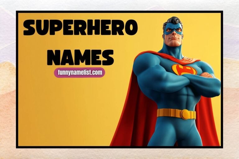 superhero names