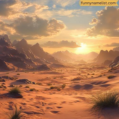 Desert Names Inspired by Myth & History