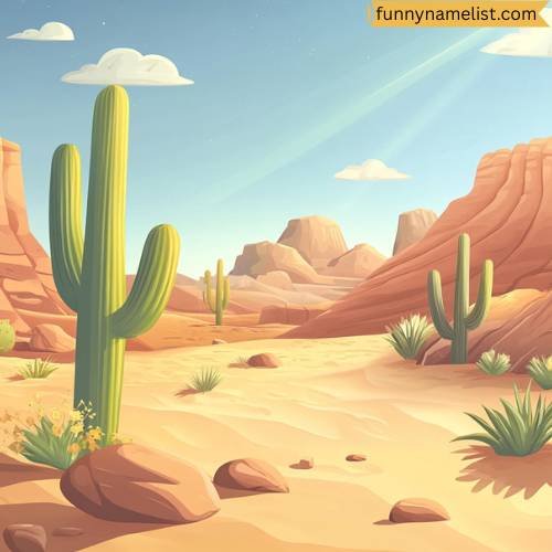 Unique Desert Names for Pets & Teams