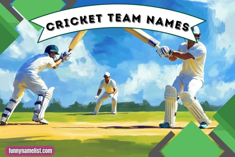 cricket team names