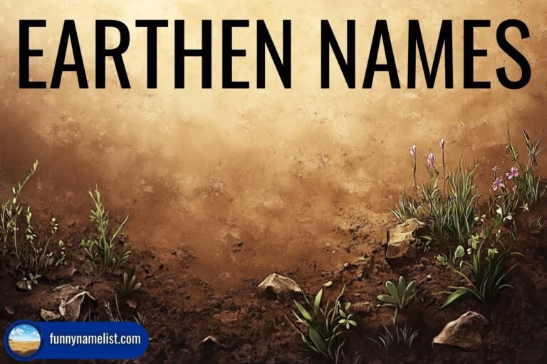 earthen names