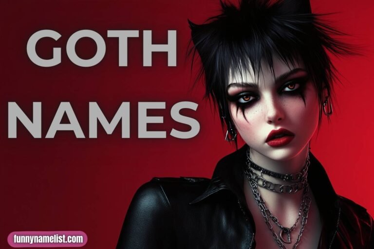 goth names