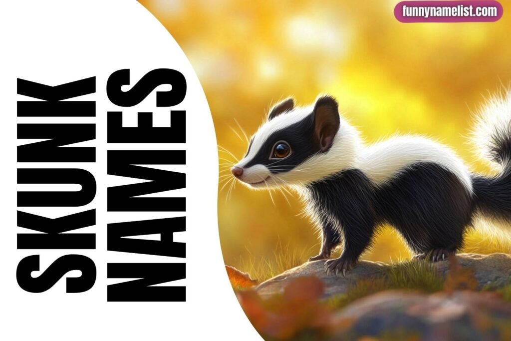 356+ Skunk Names [Funny, Cute & Cool Ideas]