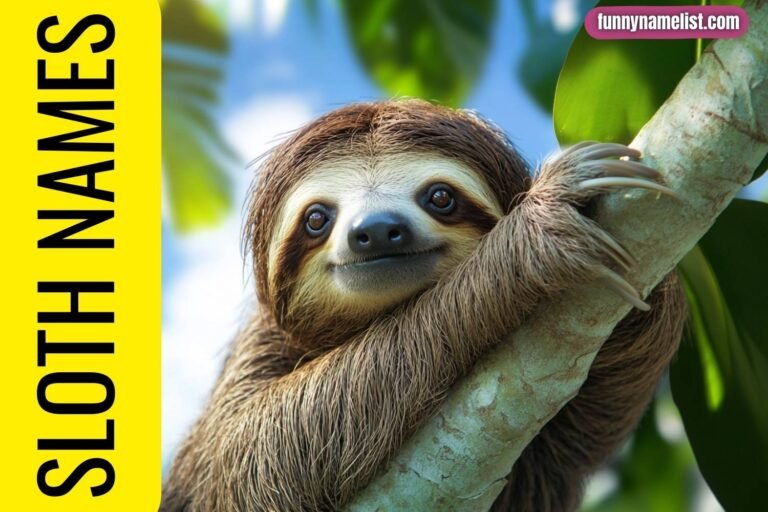 sloth names